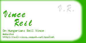 vince reil business card